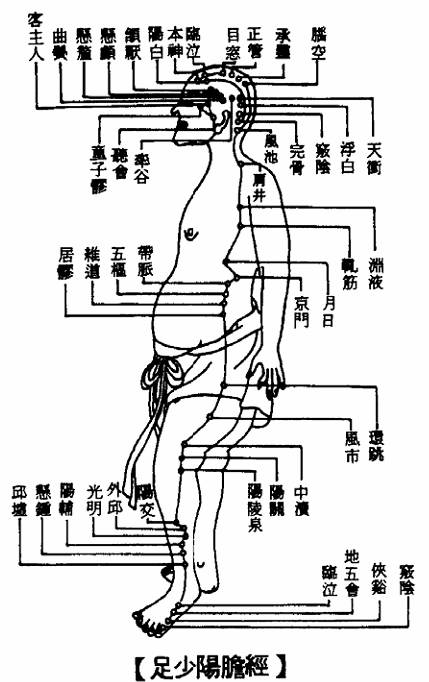 足少阳胆经