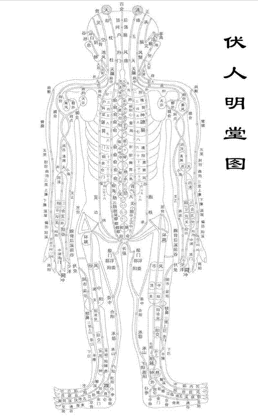 伏人明堂图