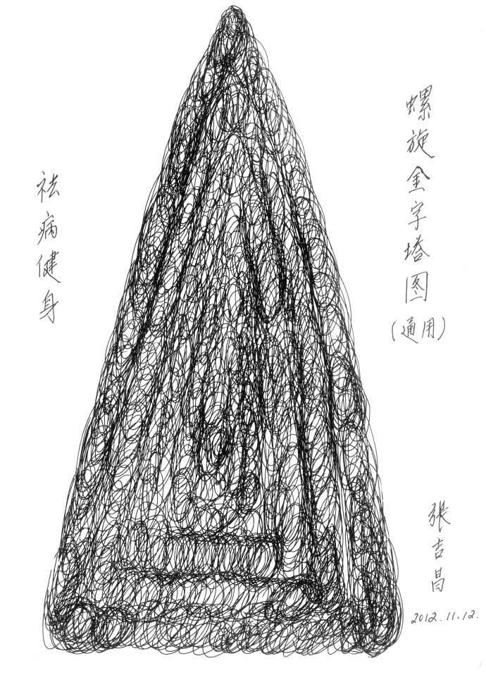 漫谈宇宙螺旋气场图及其功效 <wbr> <wbr>(附:八代宇宙螺旋气场图)